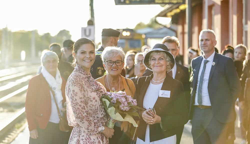 Kronprinsessan Victoria, Kristina Grapenholm och Birgitta Westergren Lenken.