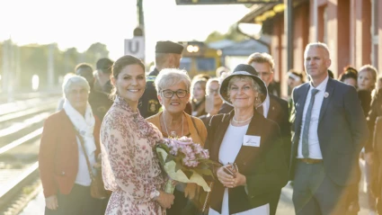 Kronprinsessan Victoria, Kristina Grapenholm och Birgitta Westergren Lenken.