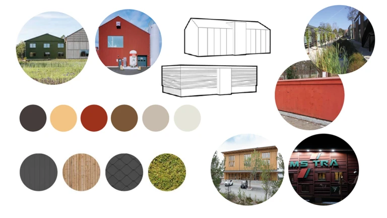 Bälinge och illustration.