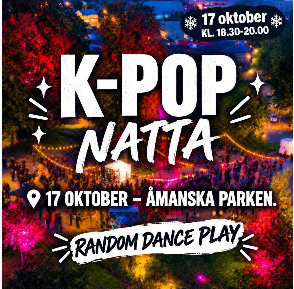 Affisch för K-pop.