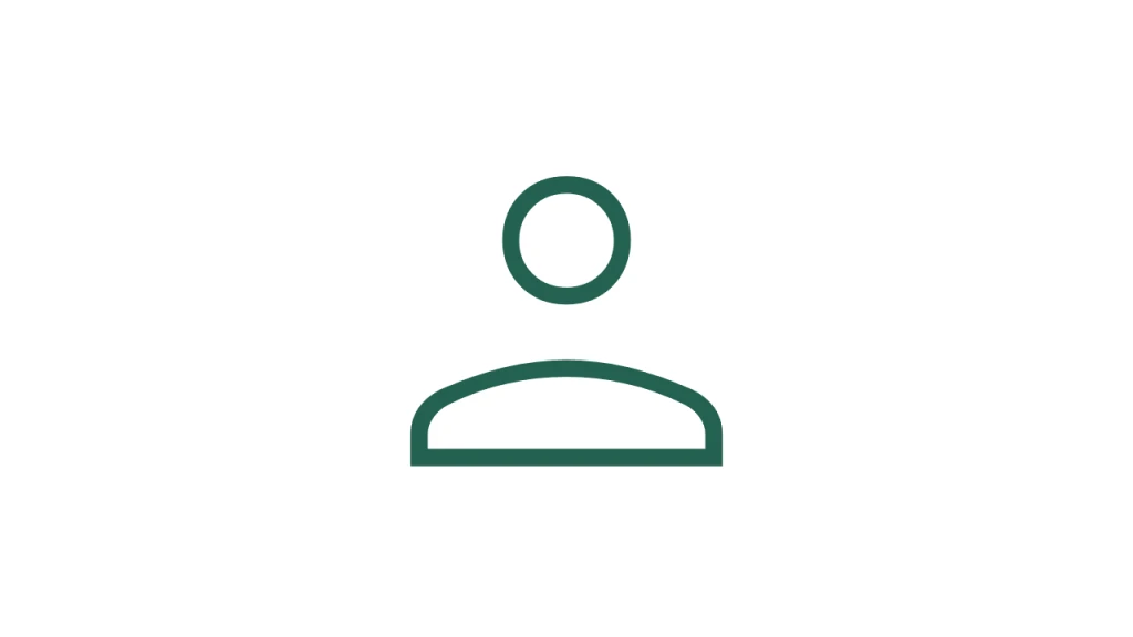 Linjeillustration av en person.