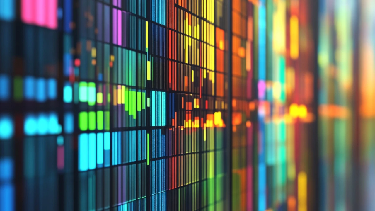Visualisering av en databas.