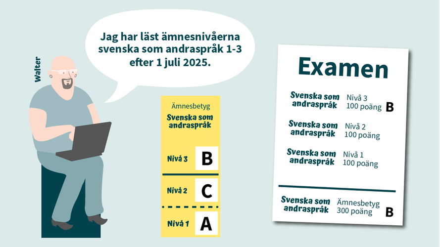 Exempel 3 för en examen