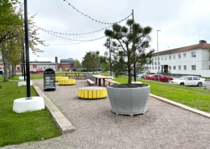Pop up-parken i Sollebrunn.