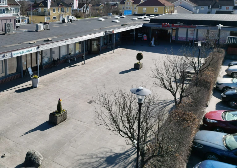 Torget i Sollebrunn.