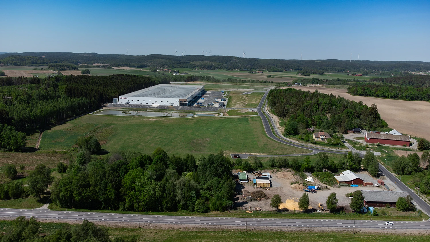 Överblick över Bälinge.