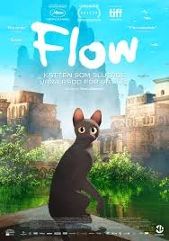 Bild på filmomslag. En animerad katt.