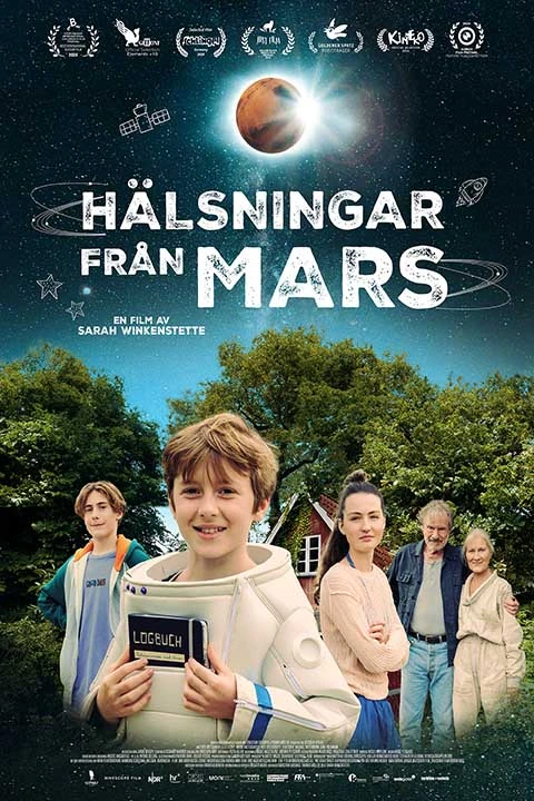 Filmomslag. Hälsningar från Mars.