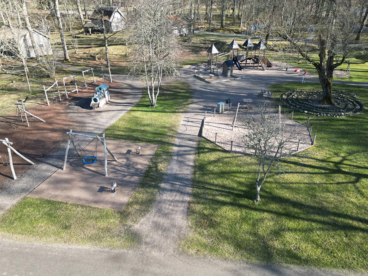 Nuvarande lekplats i Gräfsnäs.