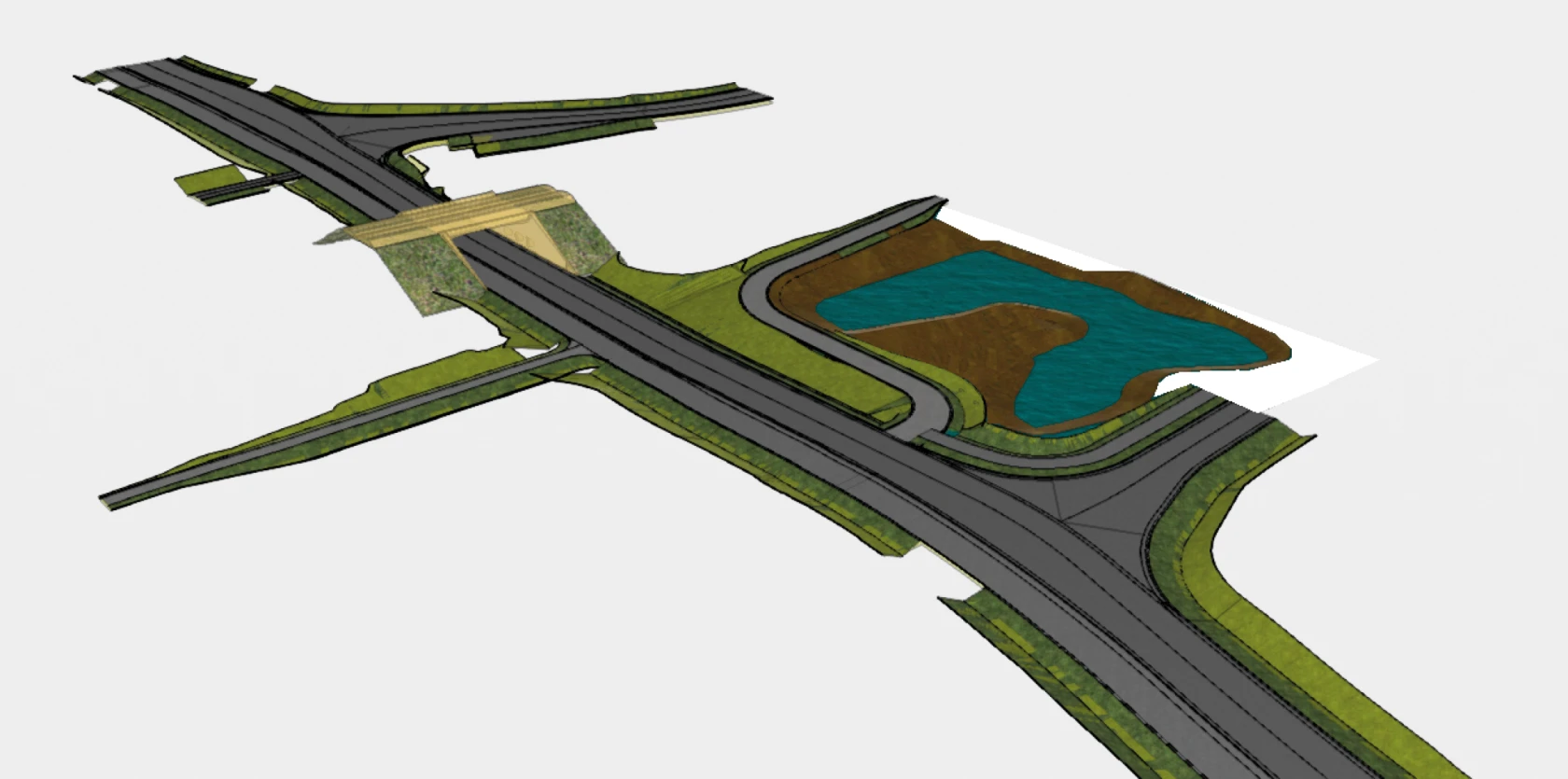 Bild från 3d-modell av projektet.