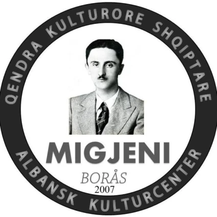 Logga för albanska kulturföreningen migjeni