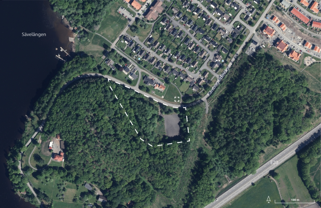 Bild på ungefärligt planområde