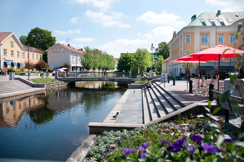 Foto på sommartorget Lilla torget