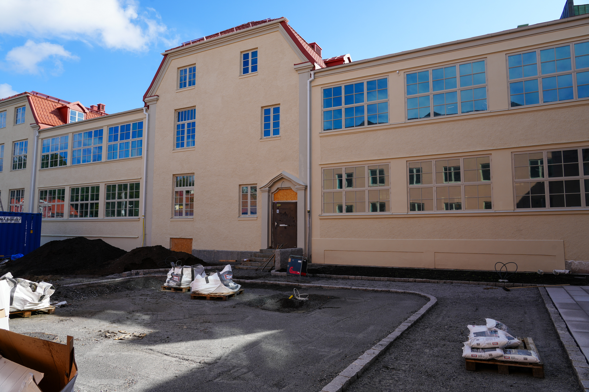 Innergården Alingsås nya kommunhus