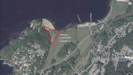 Karta över projektområdet.