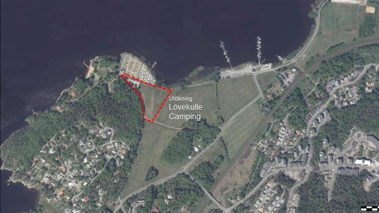 Karta över projektområdet.