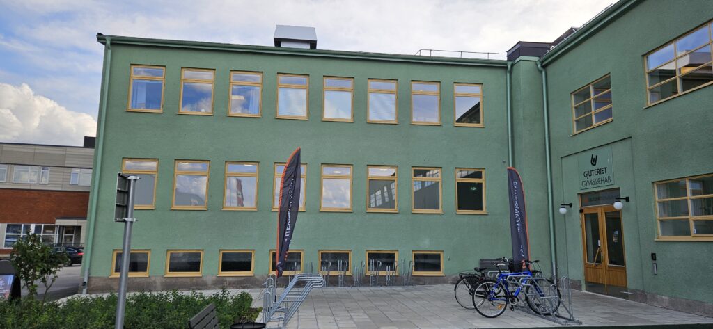 Den vinnande byggnaden.