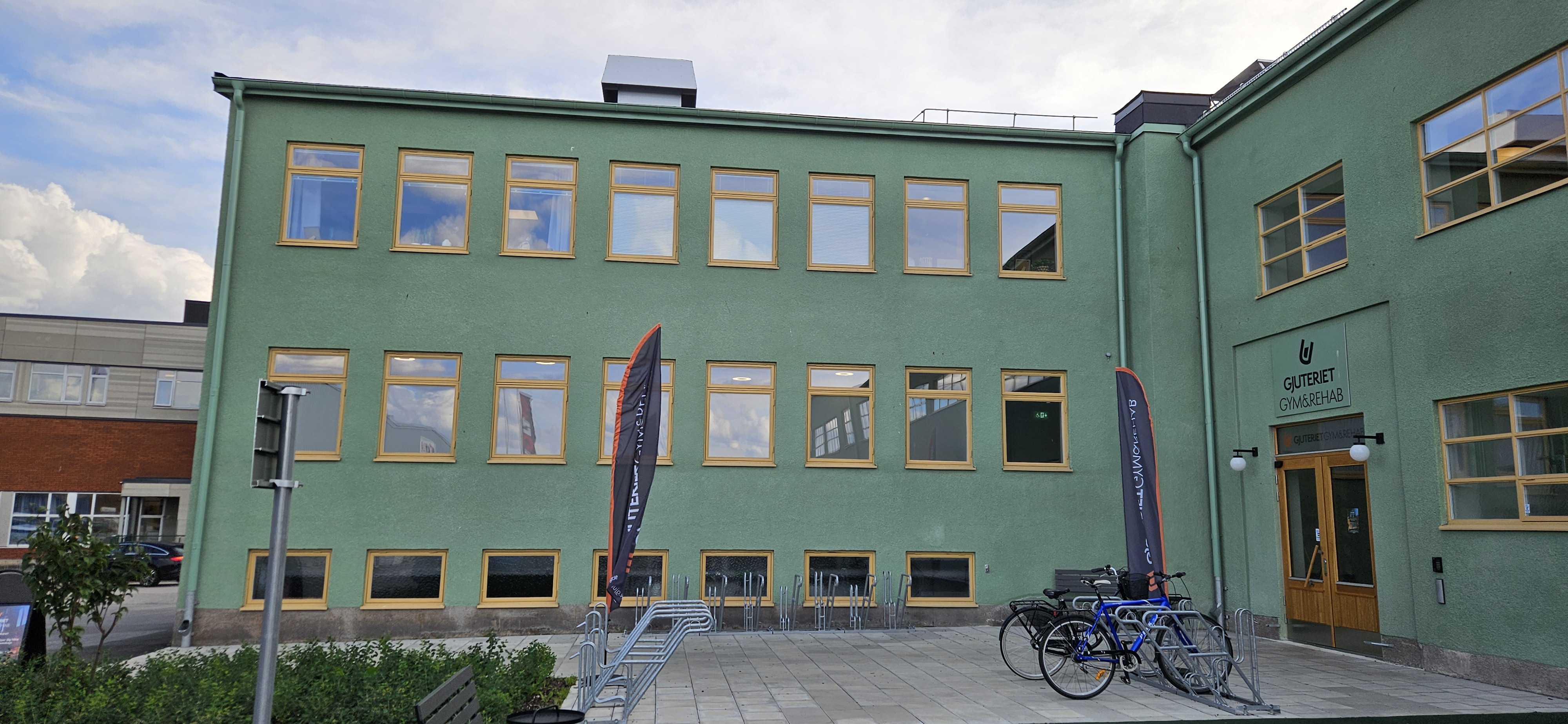 Den vinnande byggnaden.