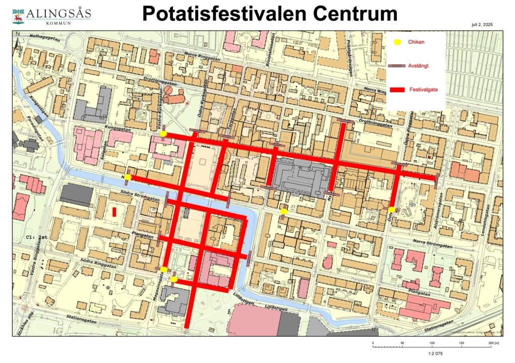 Trafikplan för Potatisfestivalen 2026