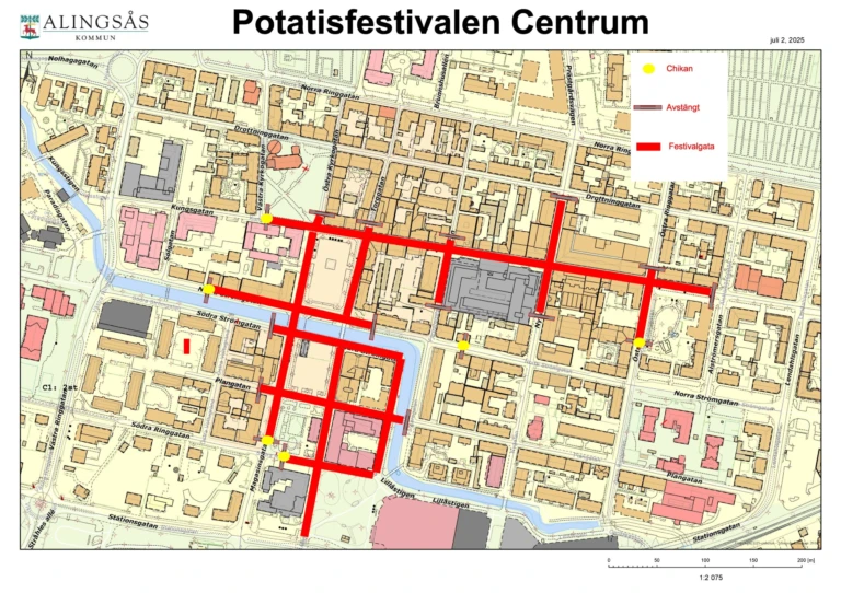 Trafikplan för Potatisfestivalen 2026