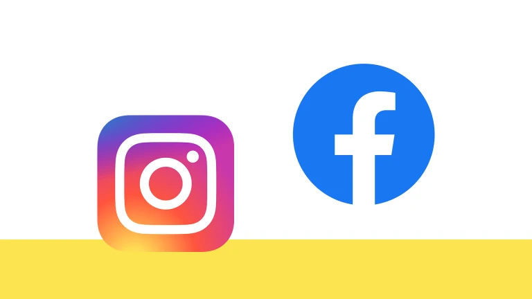 Instagram och Facebooks logga