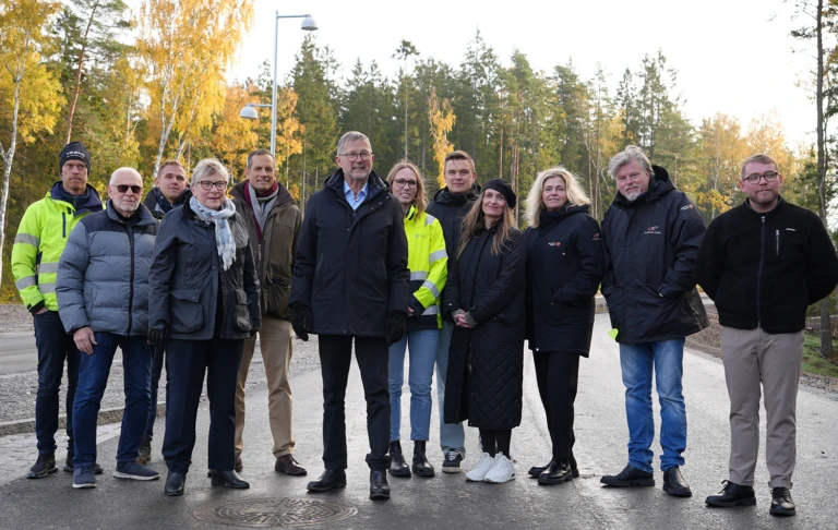 Hela gänget vid invigningen.
