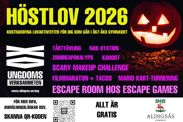 Ungdomsverksamhetens höstlov